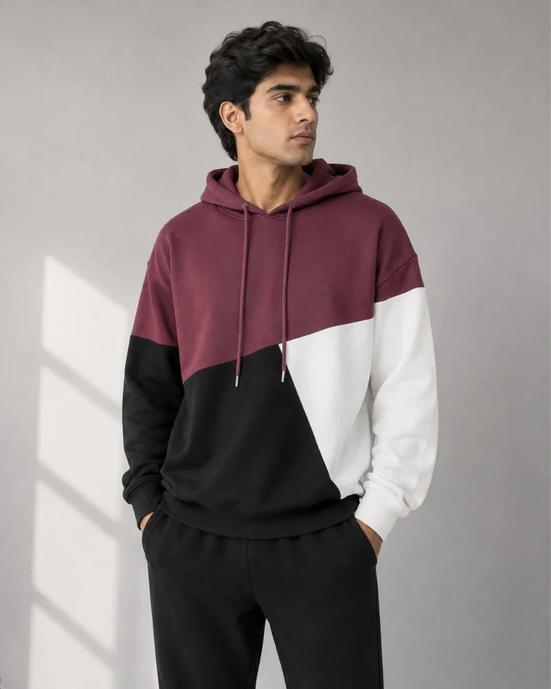 Angle Block Hoodie