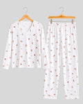 Dainty Floral V-Neck Pajama Set