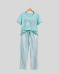 Dear Bed Striped Pajama Set