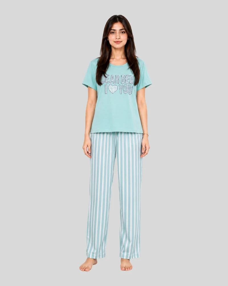 Dear Bed Striped Pajama Set