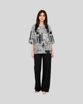 Urban Doodle Oversized Pajama Set