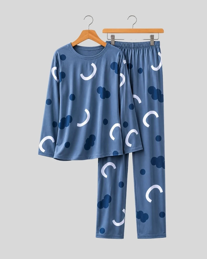 Moonlit Shapes Pajama Set
