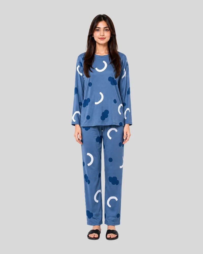 Moonlit Shapes Pajama Set