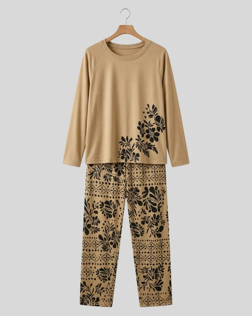 Botanical Print Pajama Set