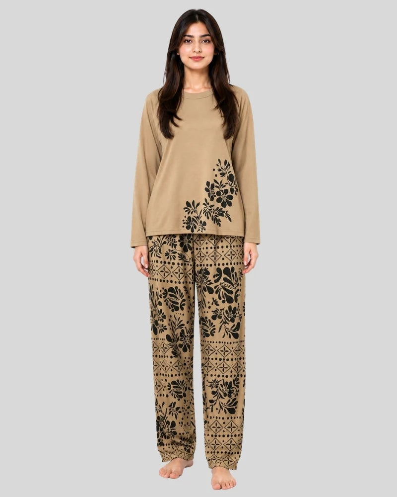 Botanical Print Pajama Set