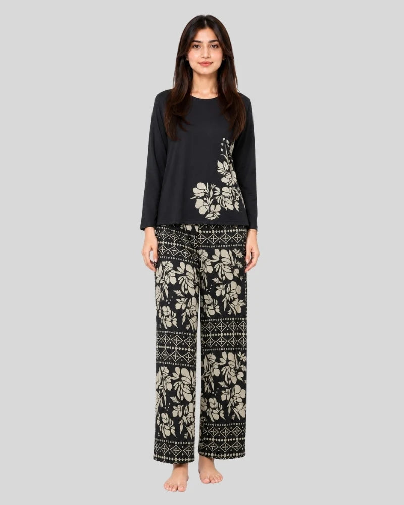 Botanical Print Pajama Set